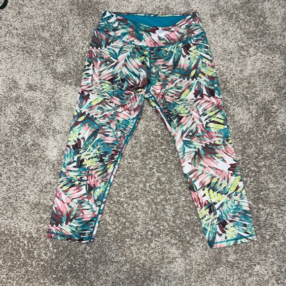 PRANA PALM LEAF LEGGINGS SIZE MEDIUM - Picture 2 of 7